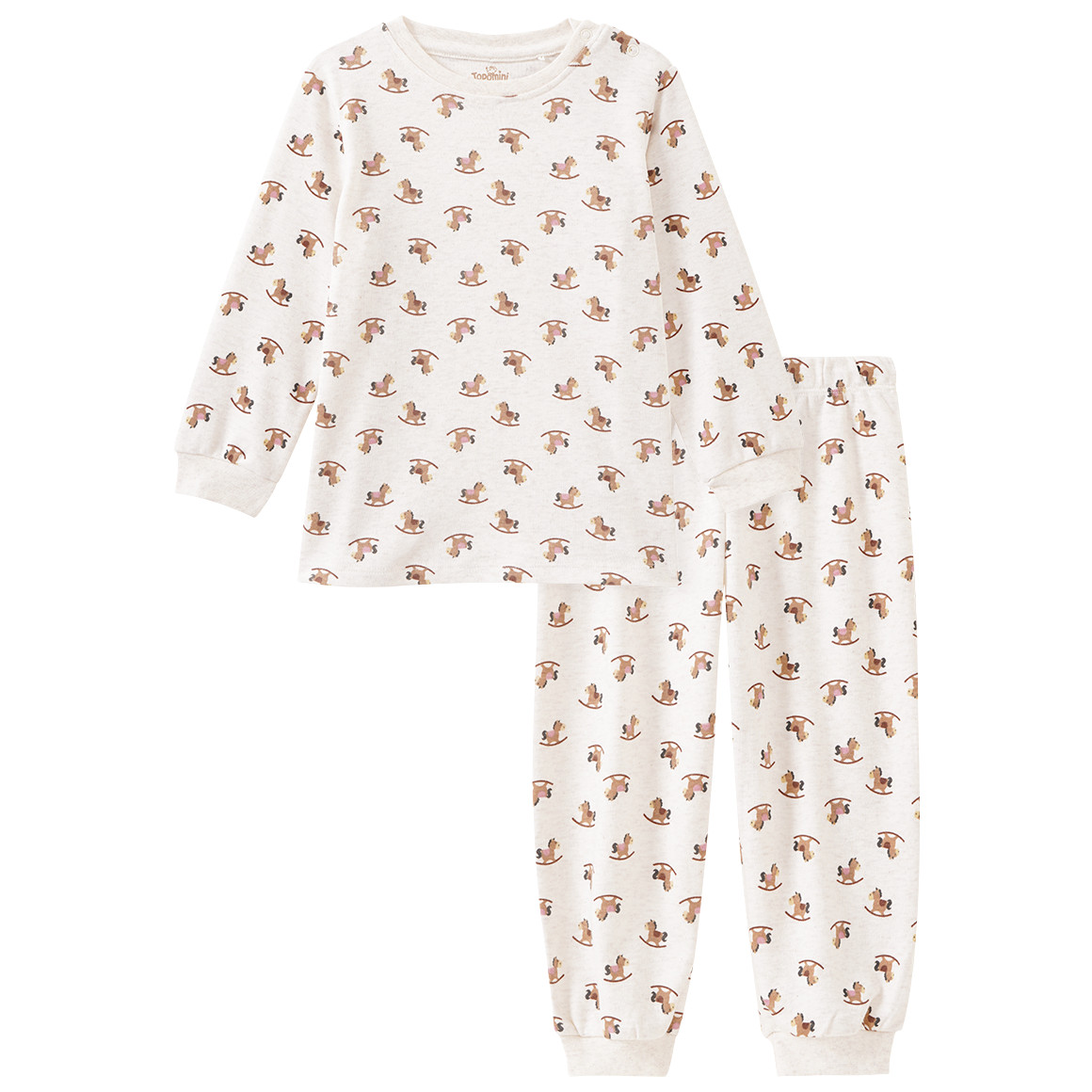 Baby Schlafanzug mit Allover-Print von Topomini