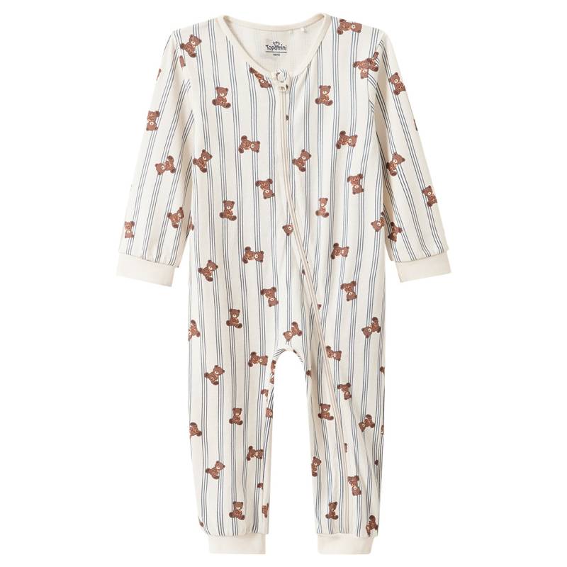 Baby Schlafanzug mit Bären-Print Baby Schlafanzug mit Bären-Print von Topomini