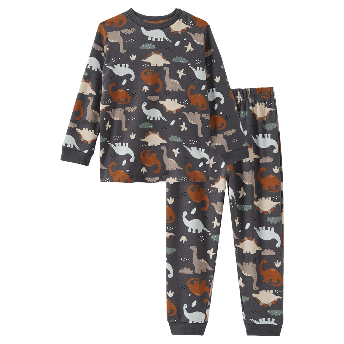 Baby Schlafanzug mit Dino-Allover von Topomini