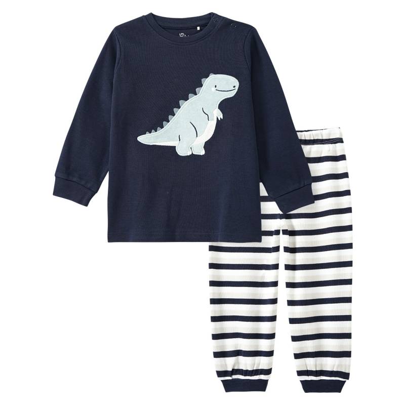 Baby Schlafanzug mit Dino-Applikation von Topomini