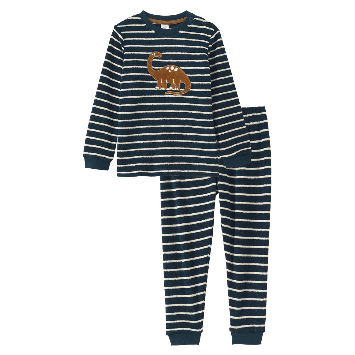 Baby Schlafanzug mit Dino-Applikation von Topomini
