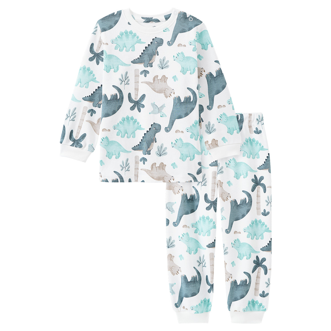 Baby Schlafanzug mit Dino-Motiven von Topomini
