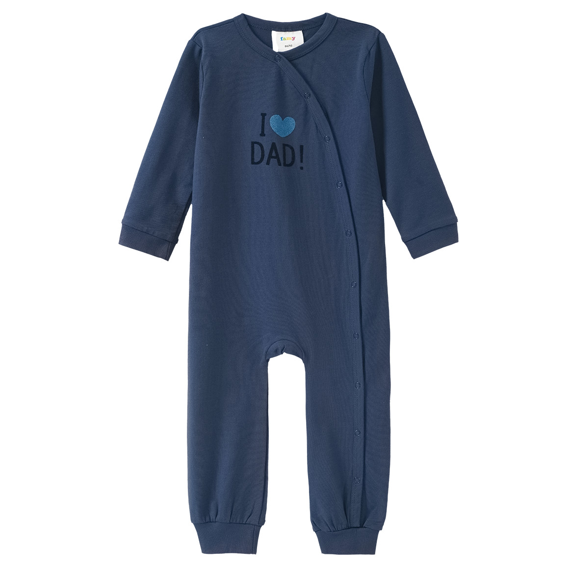 Baby Schlafanzug mit Flock-Print von Topomini