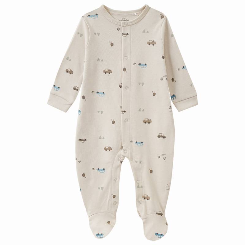 Baby Schlafanzug mit Füßen von Topomini