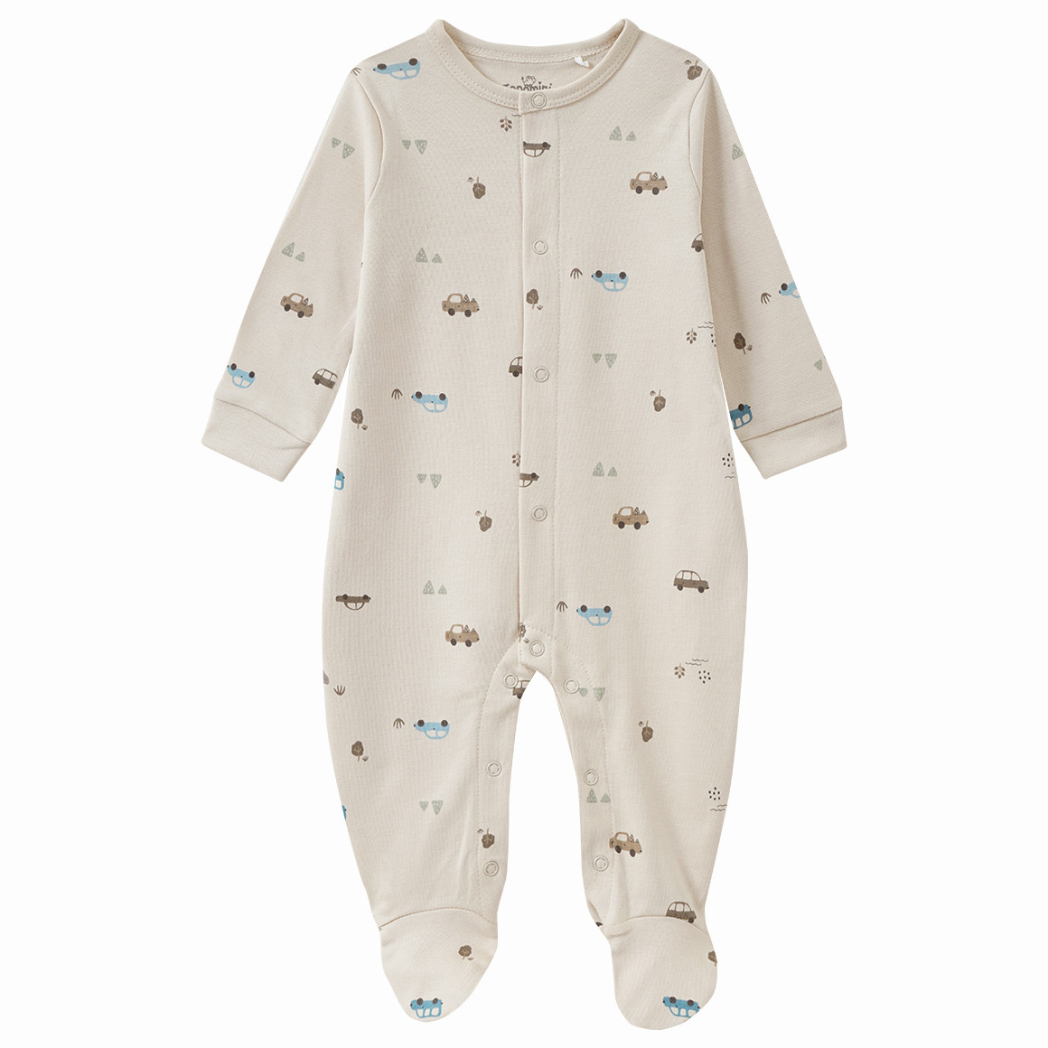 Baby Schlafanzug mit Füßen von Topomini