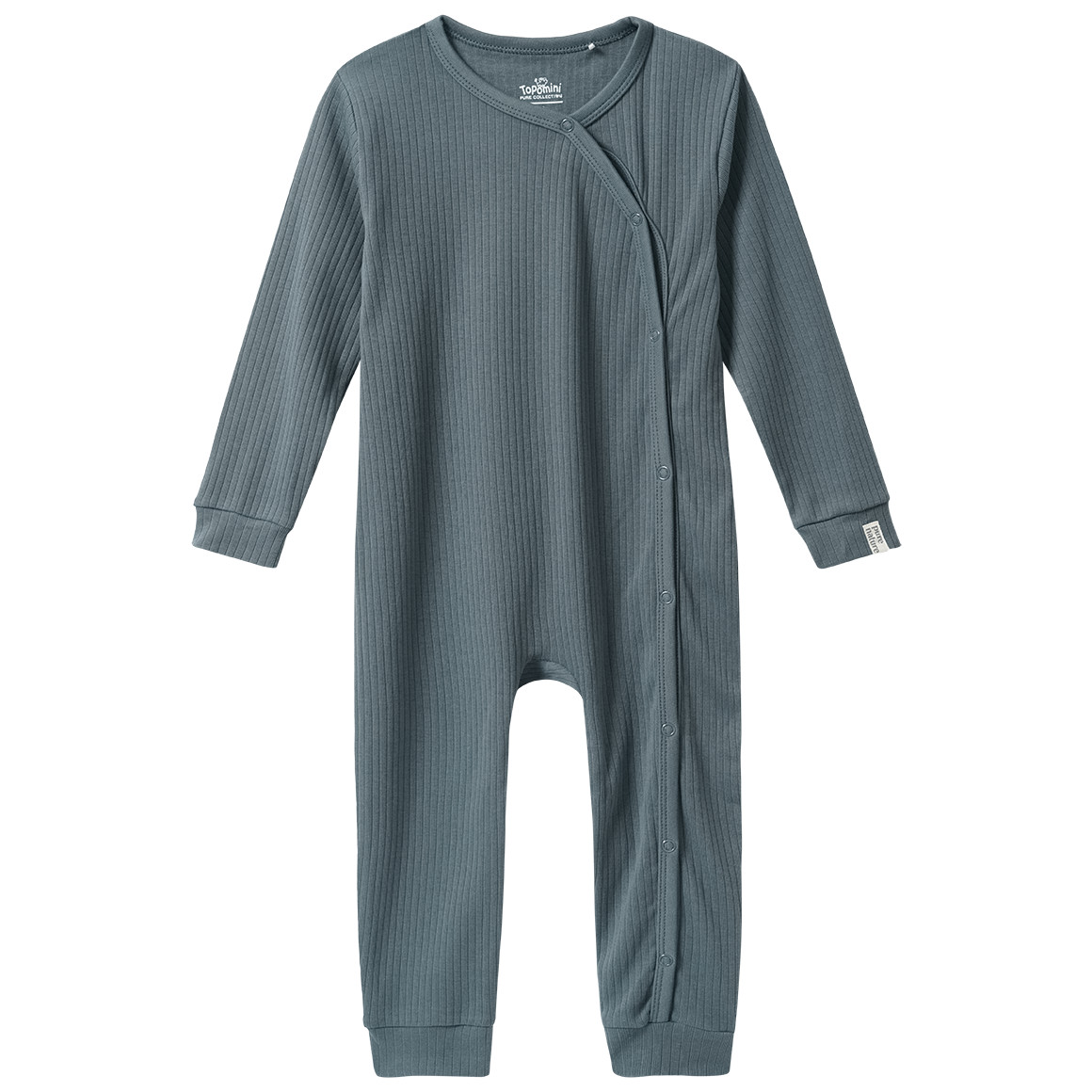 Baby Schlafanzug mit Ripp-Struktur von Topomini