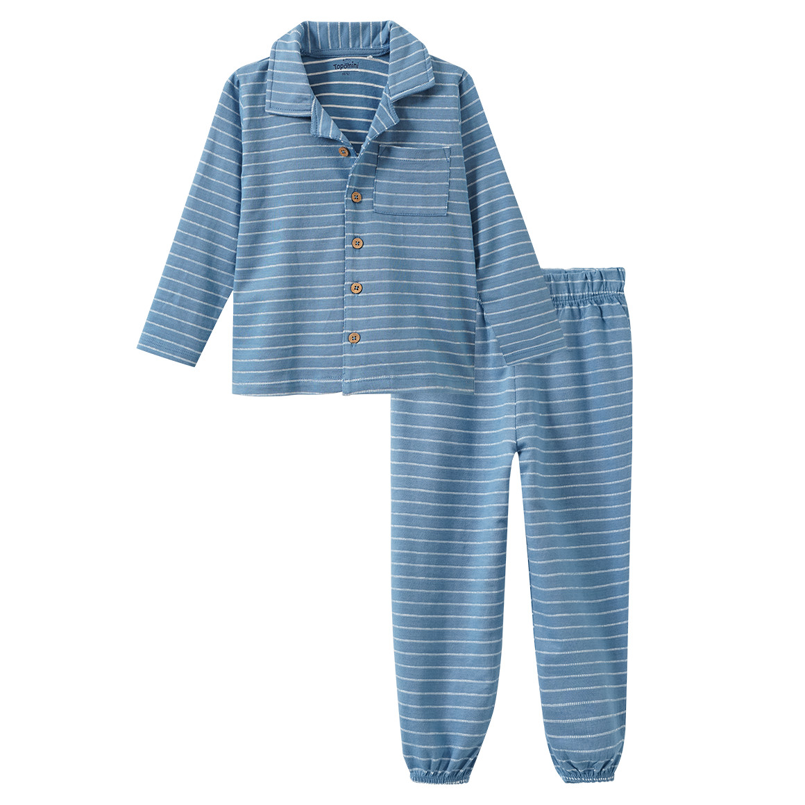 Baby Schlafanzug mit Streifen von Topomini