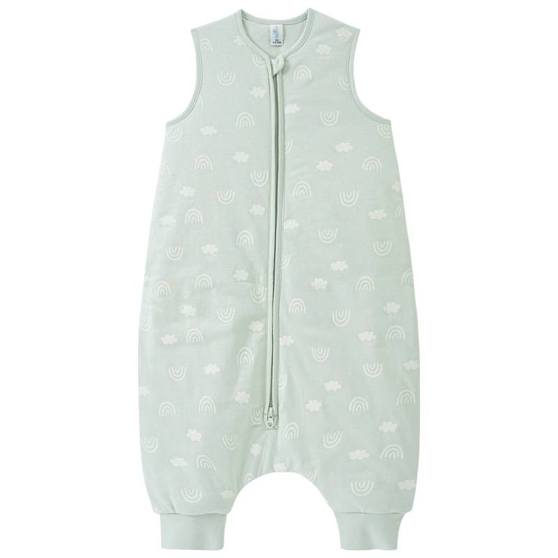 Baby Schlafoverall mit Bein und Allover-Print von Topomini