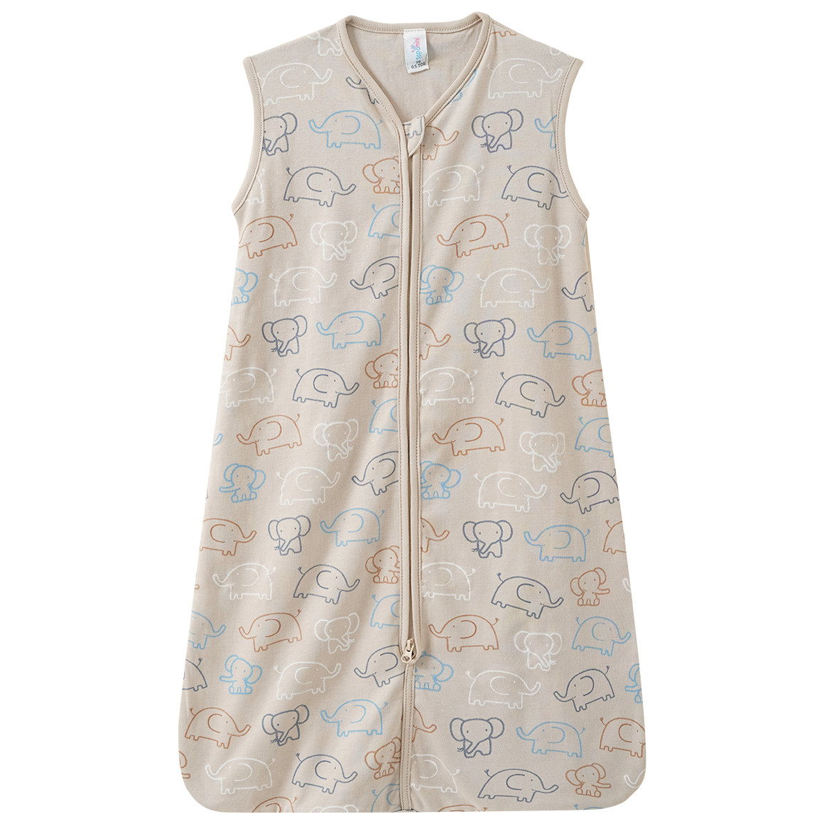 Baby Schlafsack mit Elefanten-Allover von Topomini