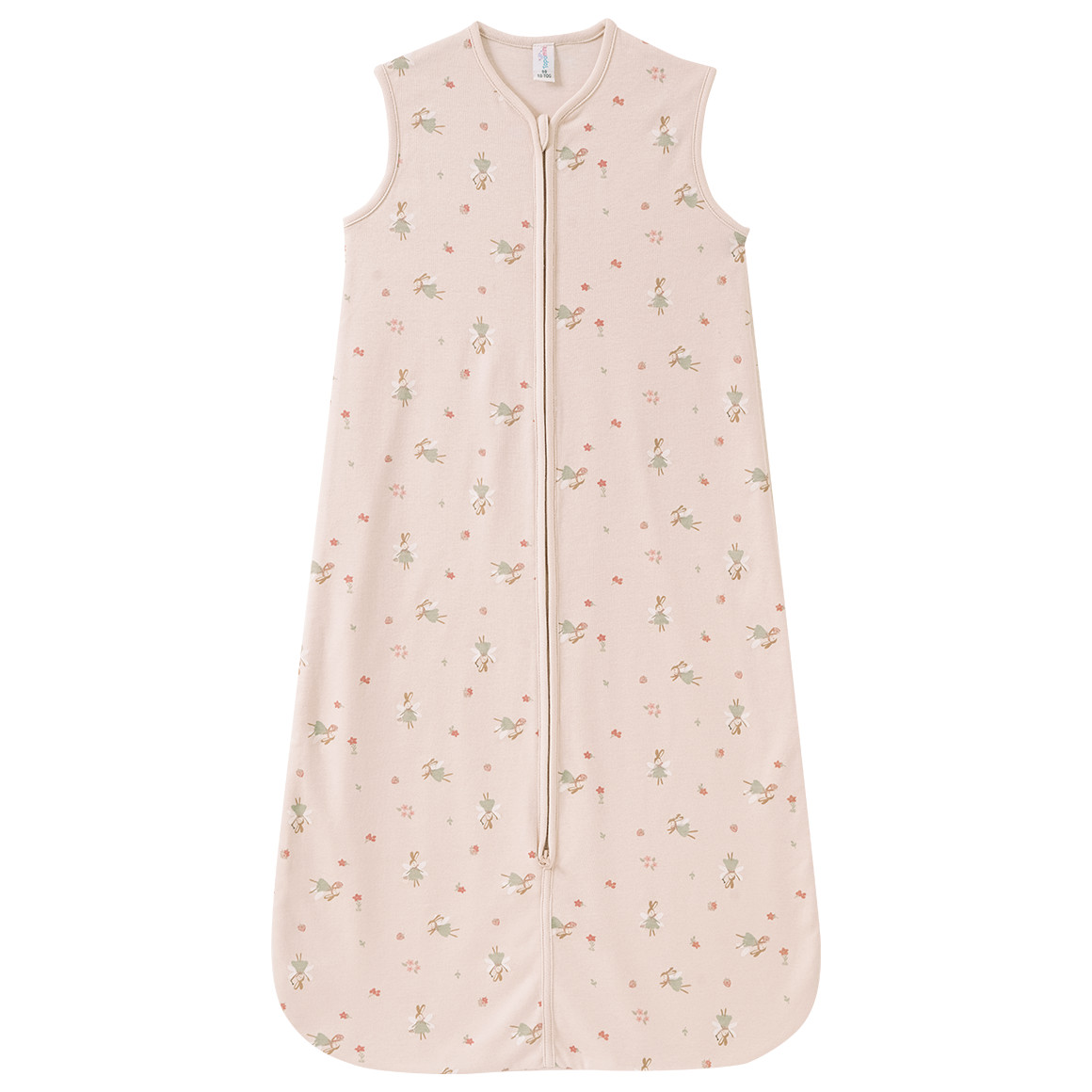 Baby Schlafsack mit Hasen-Allover von Topomini