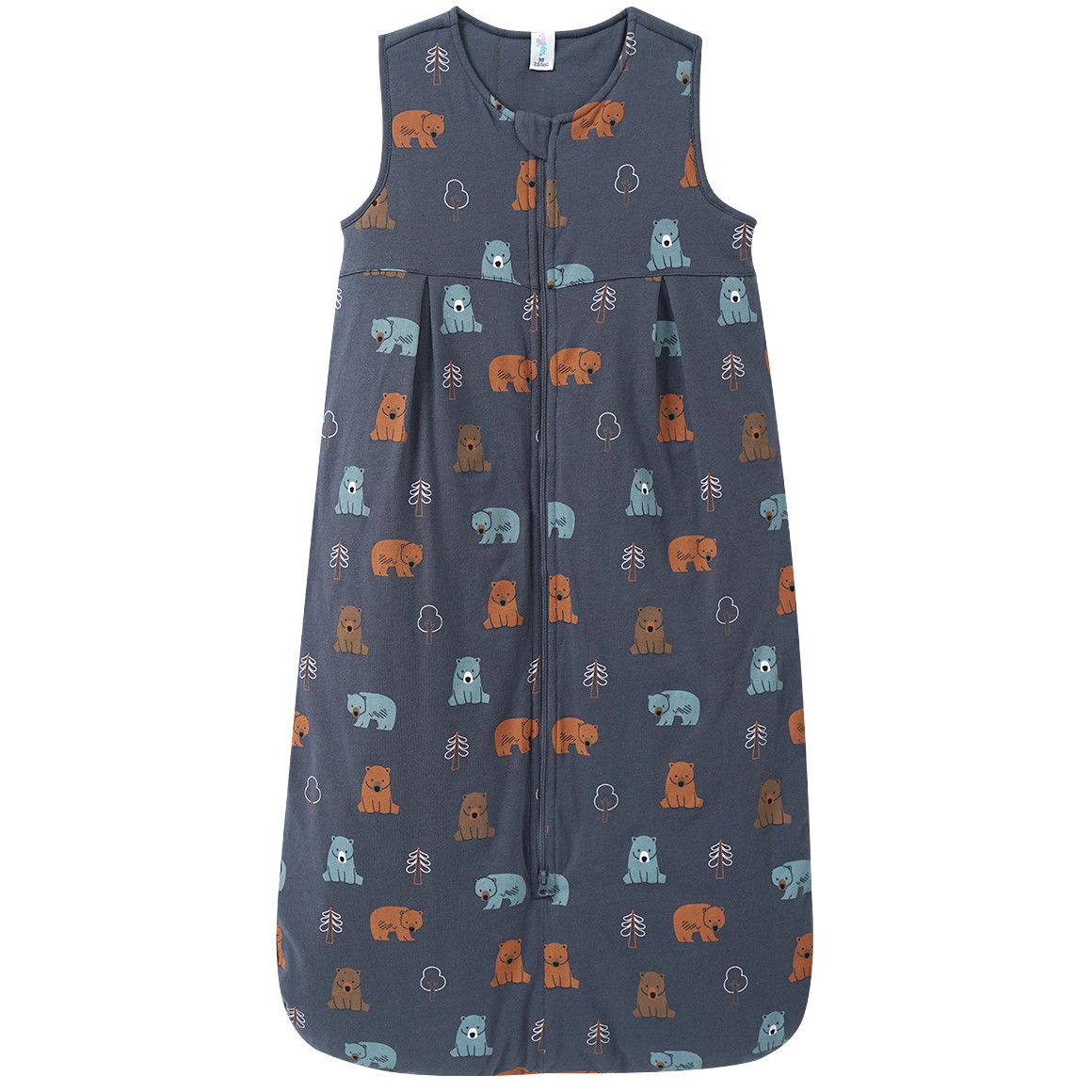 Baby Schlafsack mit Tier-Allover von Topomini