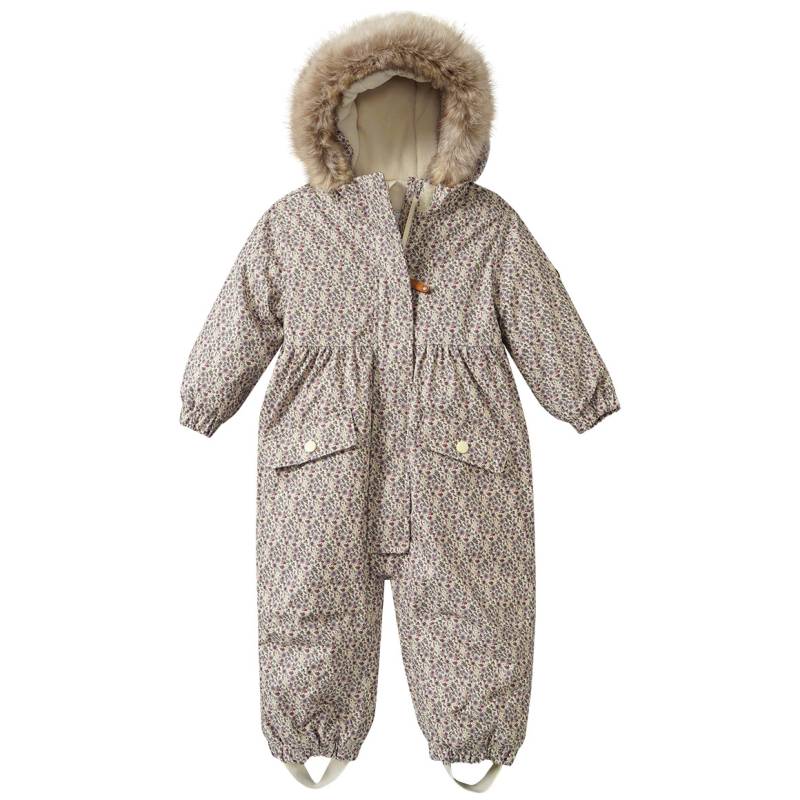 Baby Schneeoverall im Millefleur-Design von Topomini