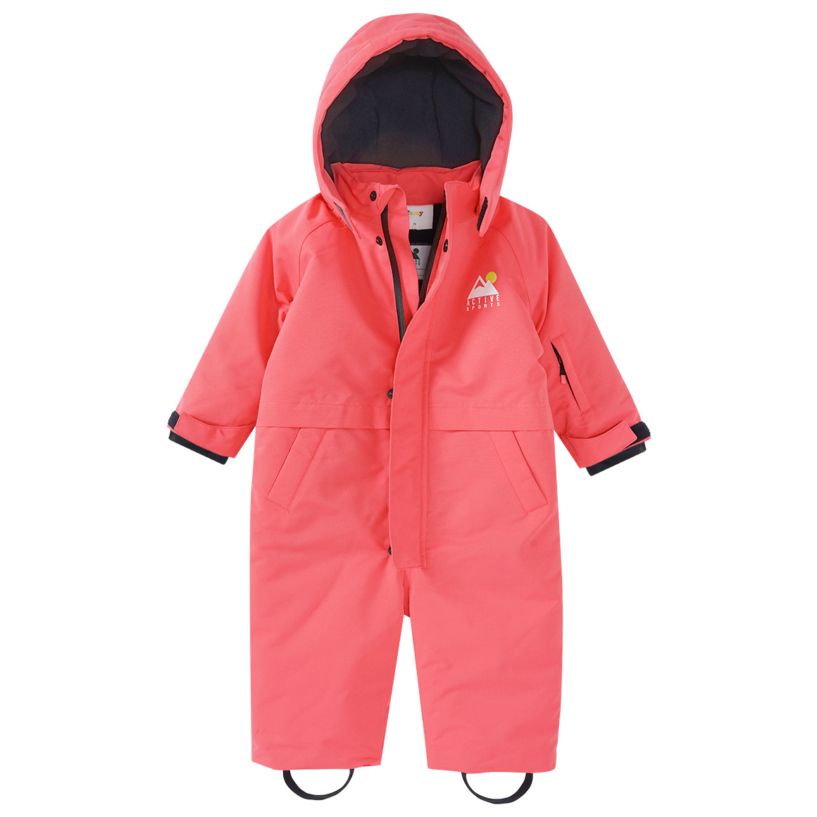 Baby Schneeoverall in Unifarben von Topomini