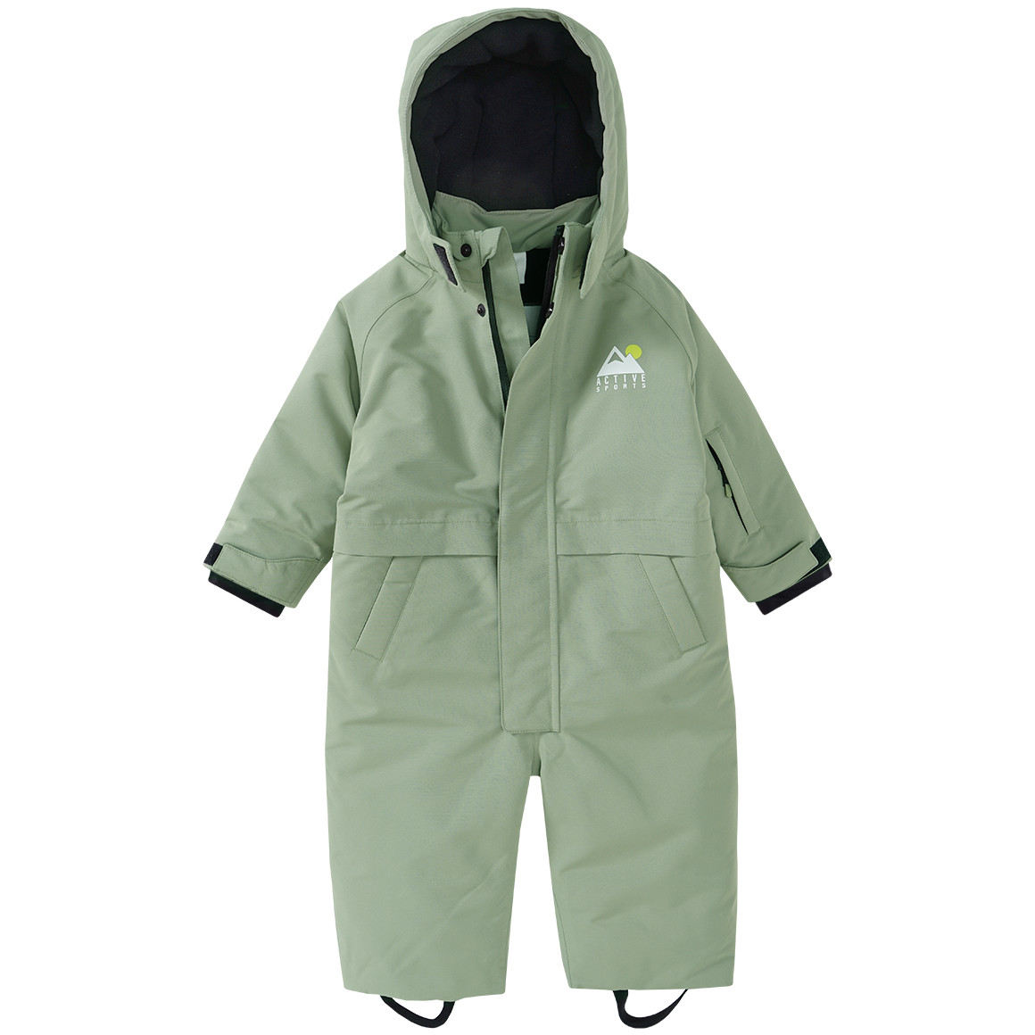 Baby Schneeoverall in Unifarben von Topomini