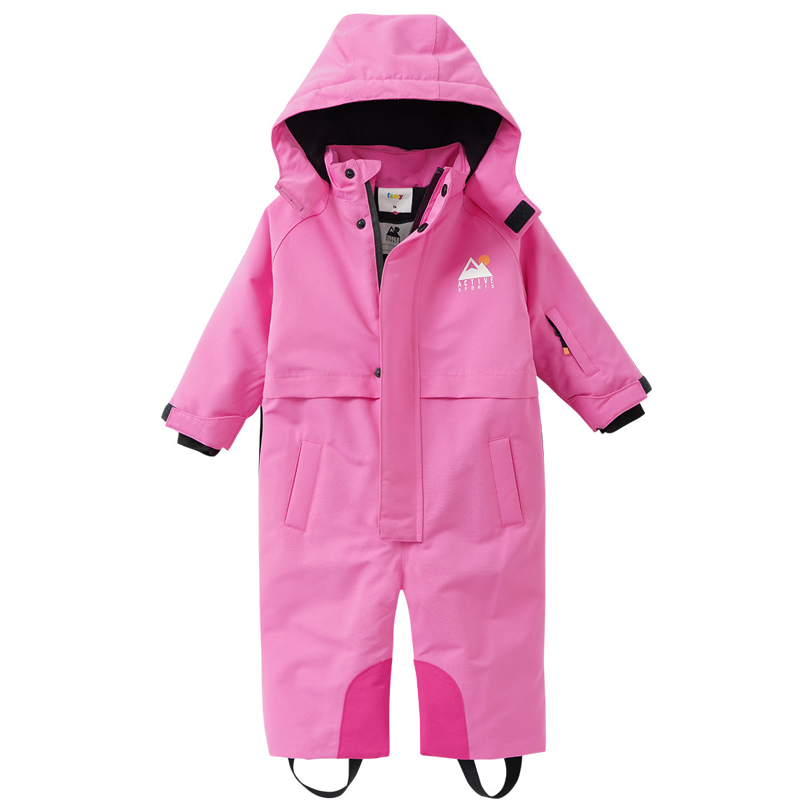 Baby Schneeoverall in Unifarben von Topomini