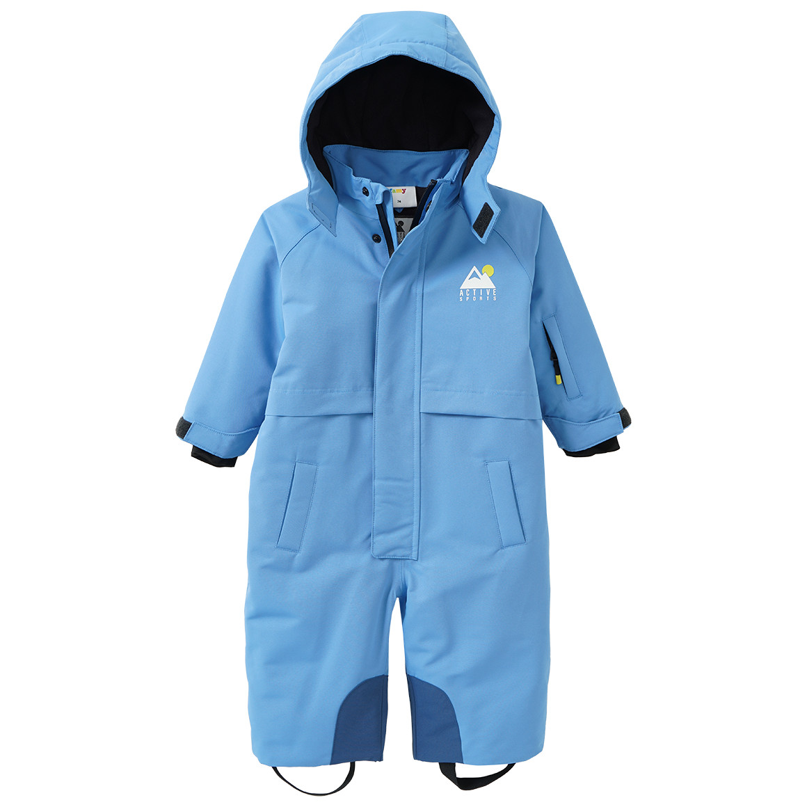 Baby Schneeoverall in Unifarben von Topomini