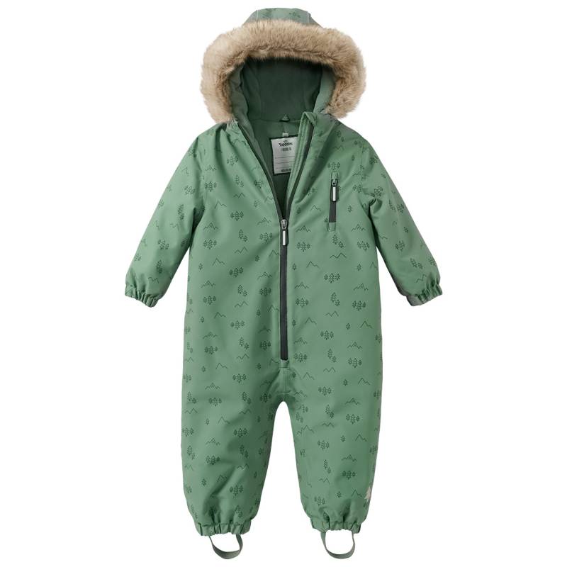 Baby Schneeoverall mit Fellimitat Baby Schneeoverall mit Fellimitat von Topomini