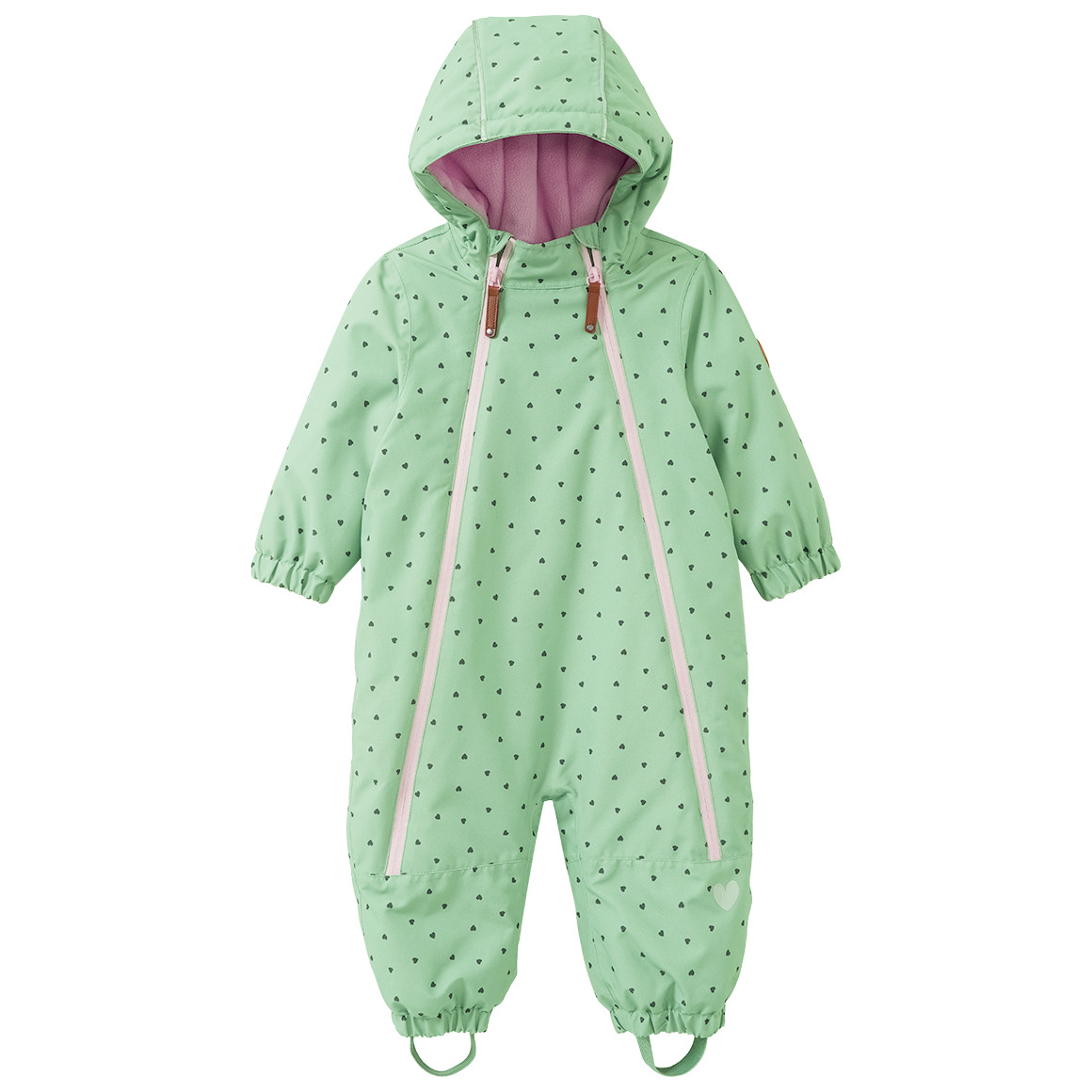 Baby Schneeoverall mit Herz-Allover Baby Schneeoverall mit Herz-Allover von Topomini