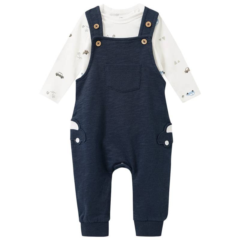 Baby Set aus Latzhose und Langarmbody von Topomini