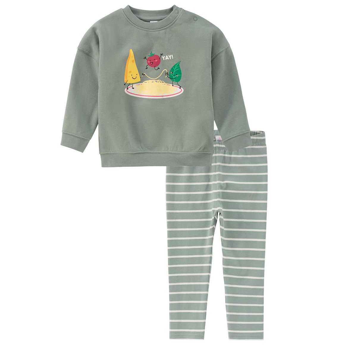 Baby Set aus Sweatshirt und Leggings von Topomini