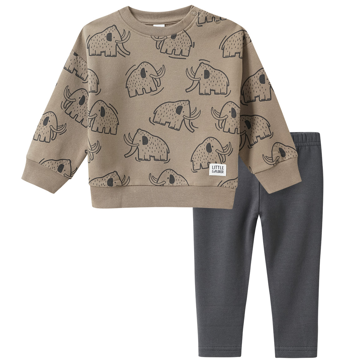 Baby Set aus Sweatshirt und Leggings von Topomini