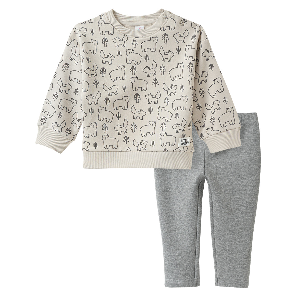 Baby Set aus Sweatshirt und Leggings von Topomini