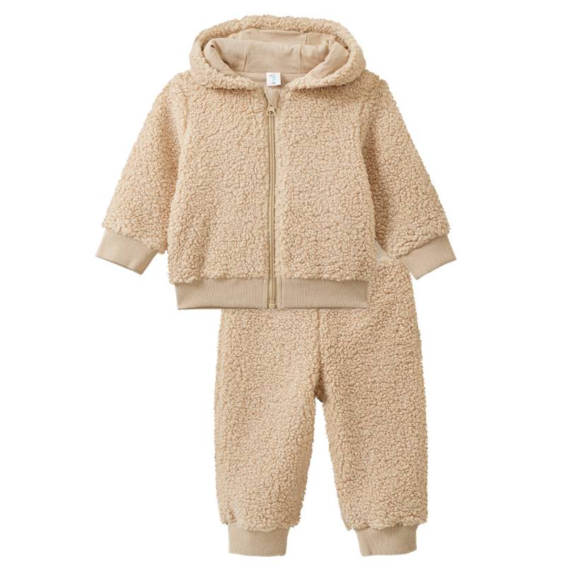 Baby Set aus Teddyplüsch Baby Set aus Teddyplüsch von Topomini
