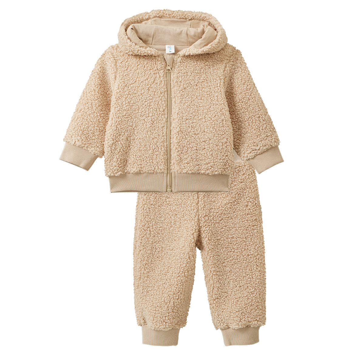 Baby Set aus Teddyplüsch Baby Set aus Teddyplüsch von Topomini