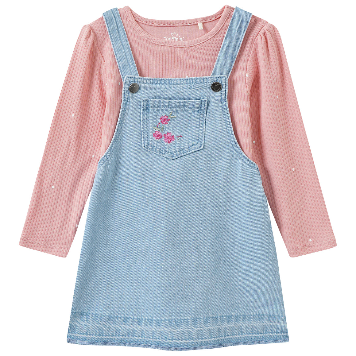 Baby Set mit Jeanskleid von Topomini