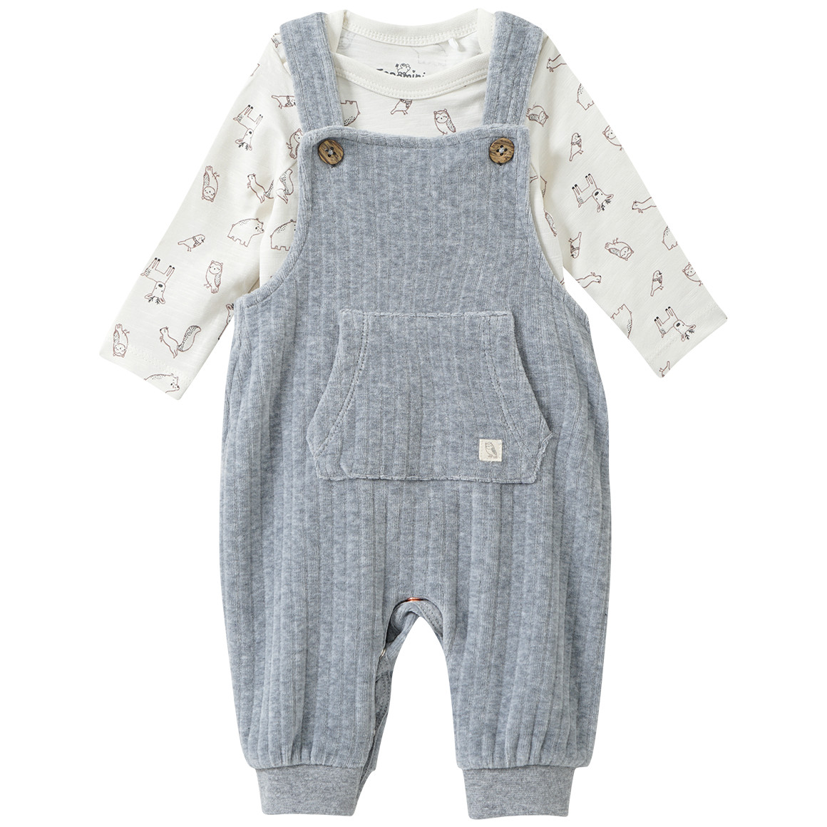 Baby Set mit Langarmbody und Strampler von Topomini