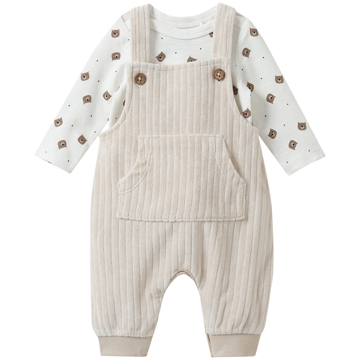 Baby Set mit Langarmbody und Strampler von Topomini