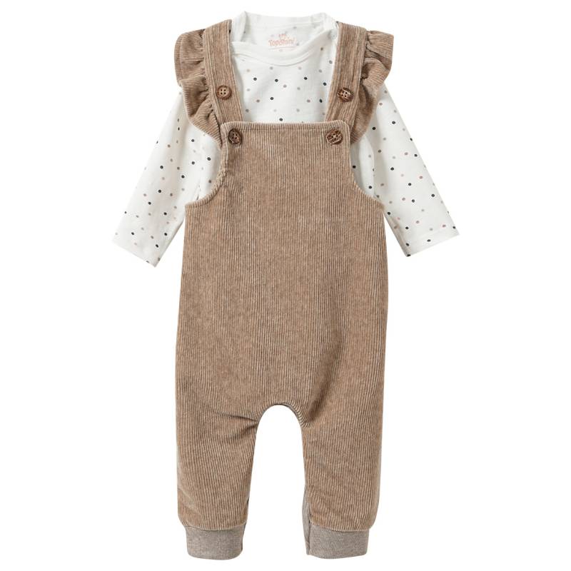 Baby Set mit Langarmshirt und Latzhose von Topomini