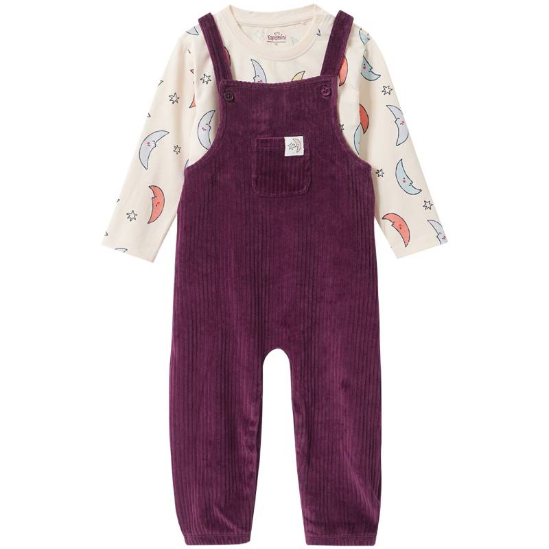 Baby Set mit Langarmshirt und Latzhose Baby Set mit Langarmshirt und Latzhose von Topomini
