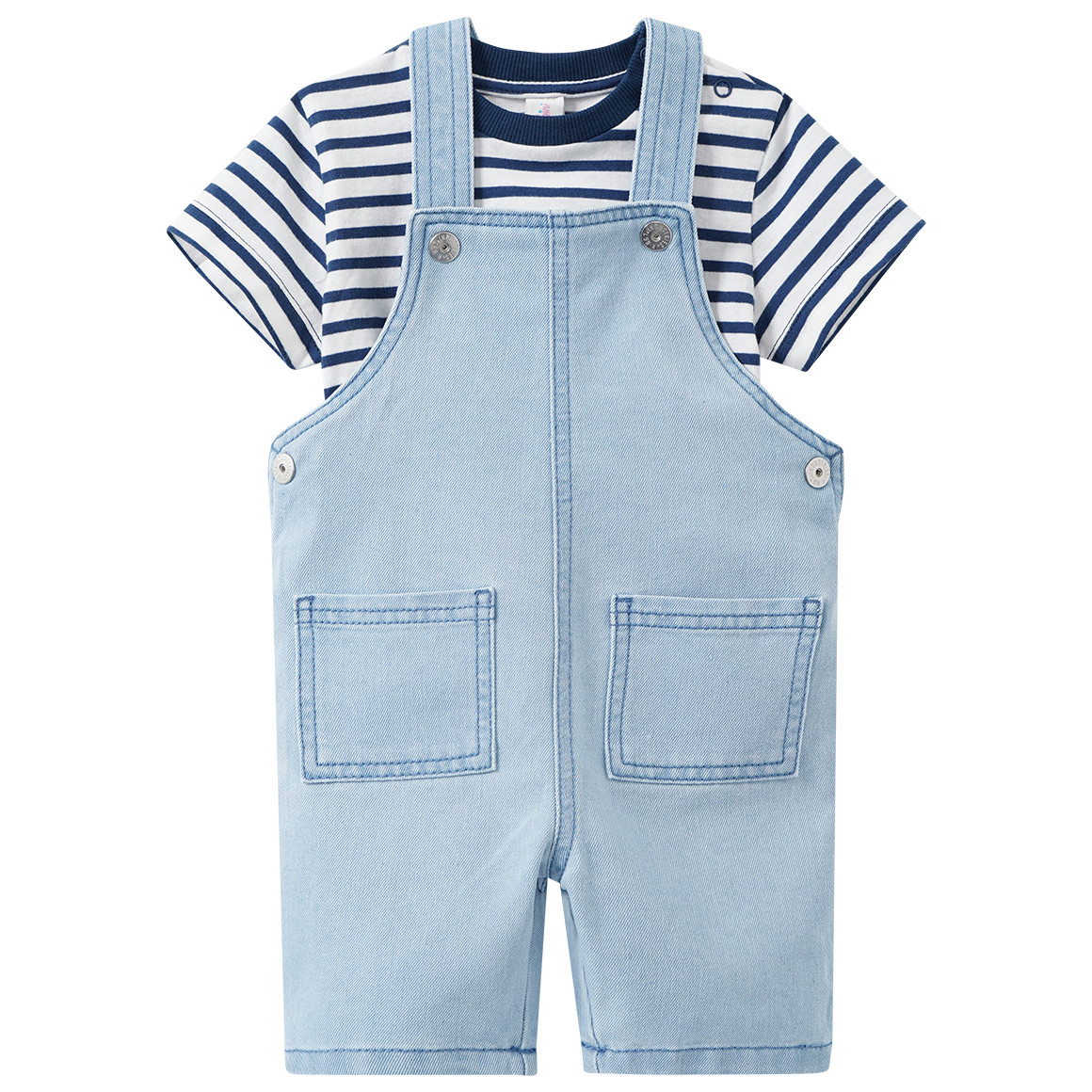 Baby Set mit Latzhose und T-Shirt von Topomini