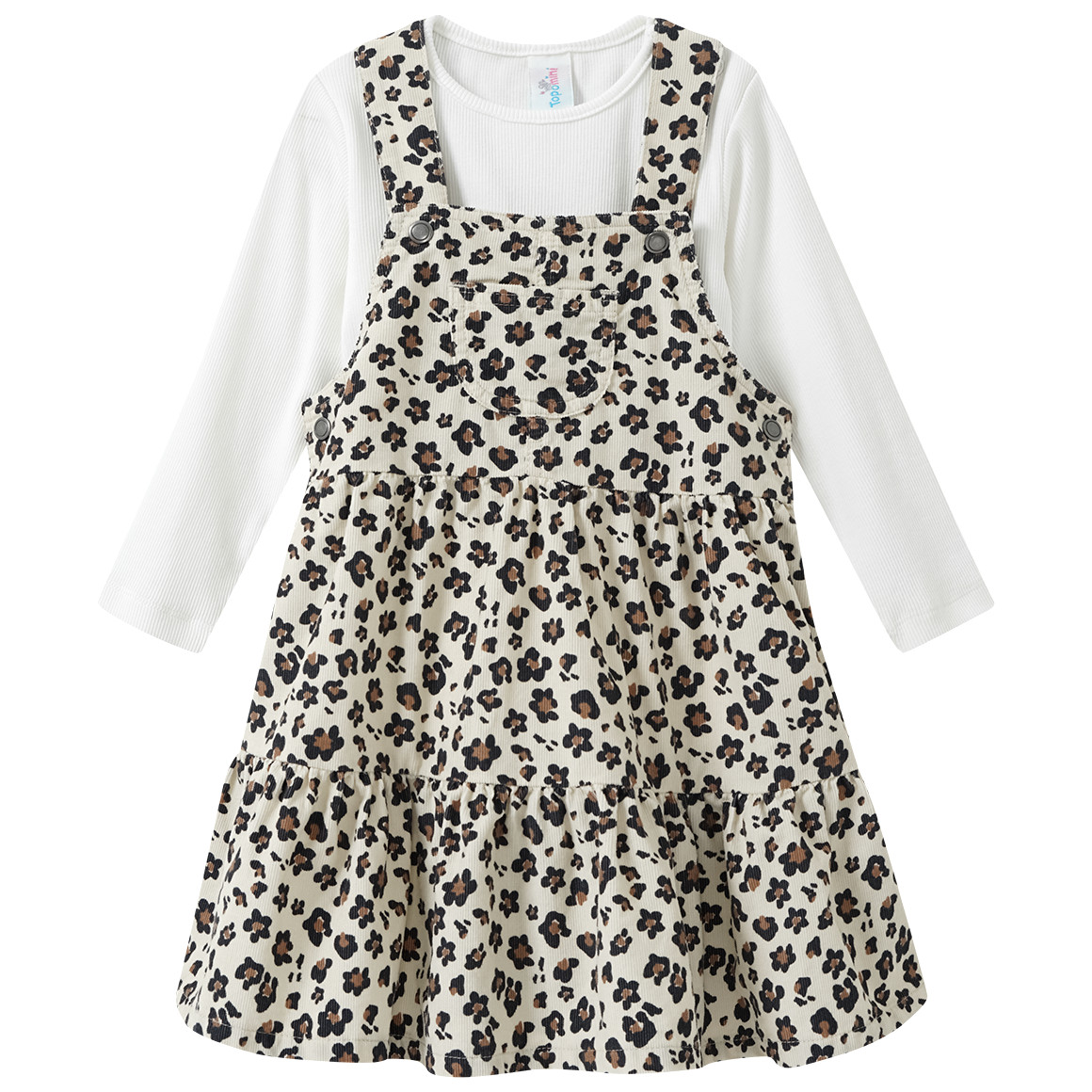 Baby Set mit Latzkleid und Shirt von Topomini