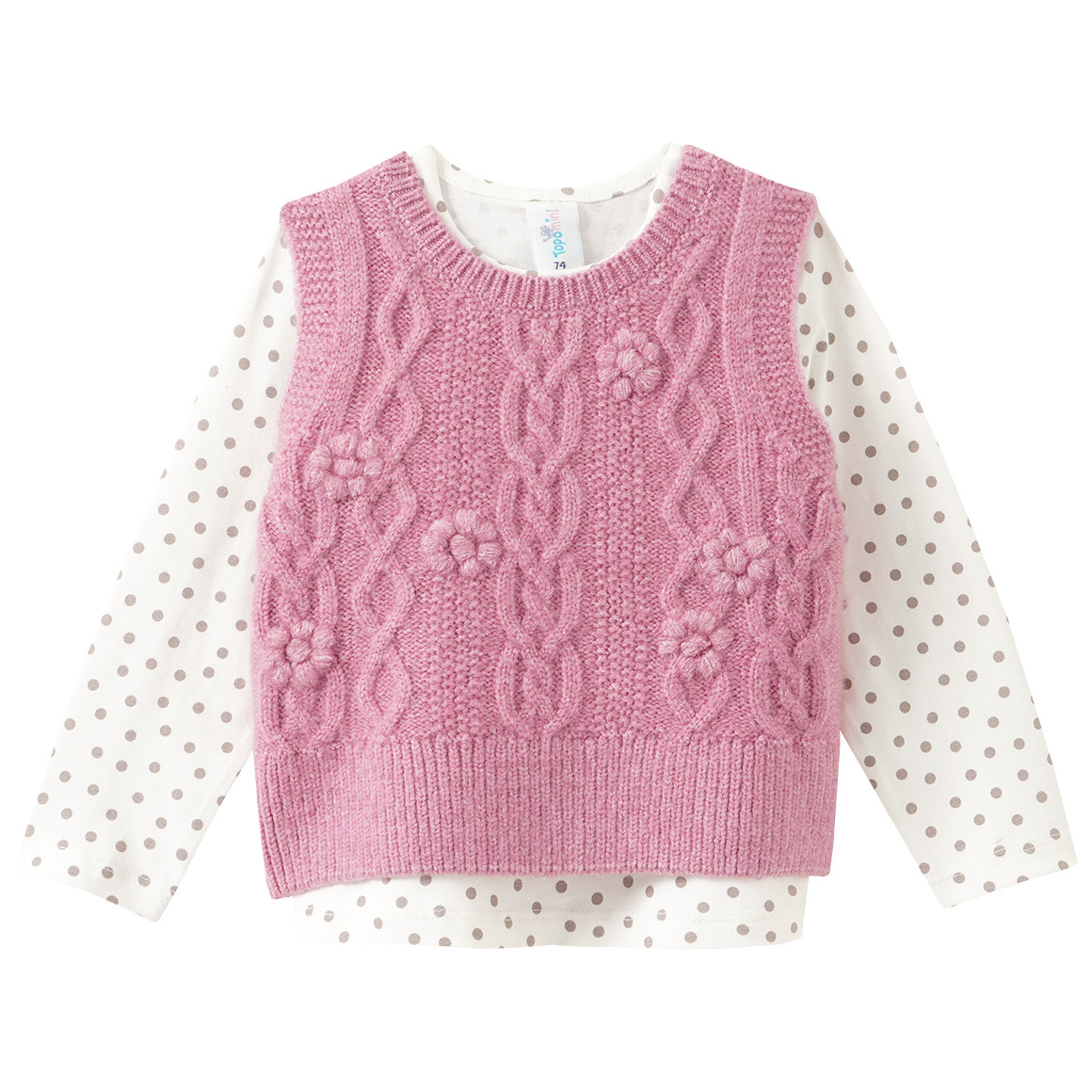 Baby Set mit Pullunder und Shirt von Topomini