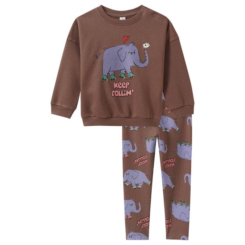 Baby Set mit Sweatshirt und Leggings von Topomini