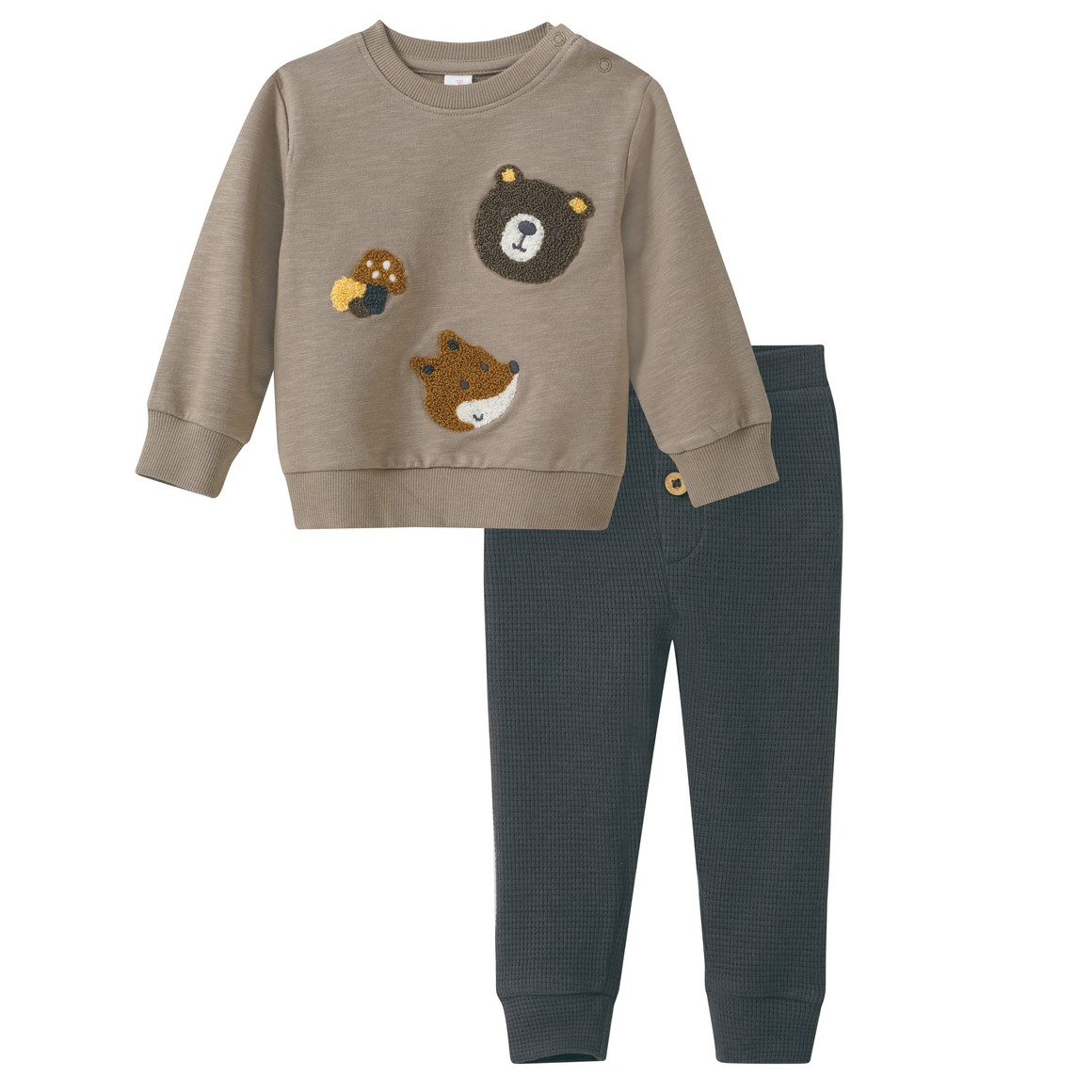 Baby Set mit Sweatshirt und Leggings von Topomini