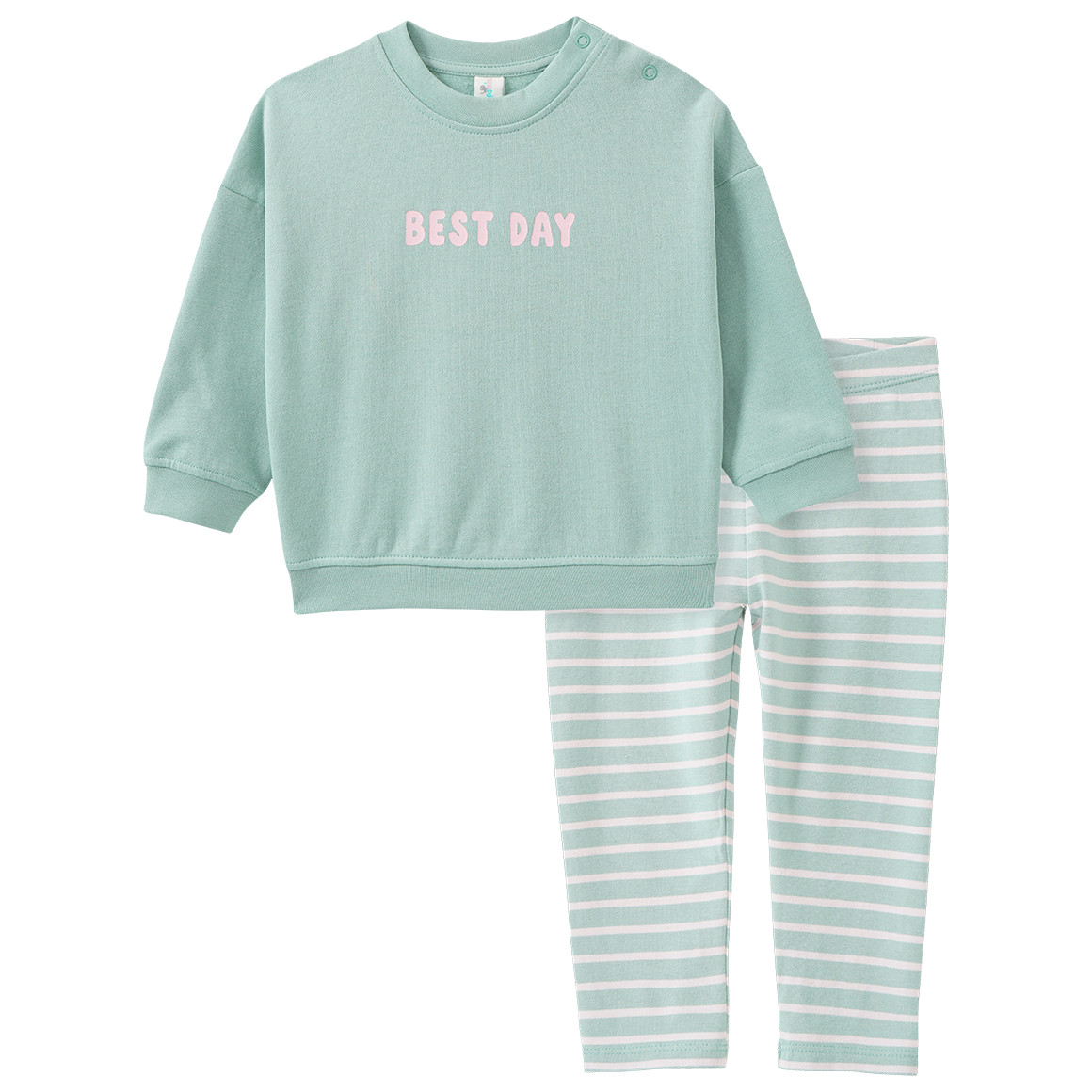 Baby Set mit Sweatshirt und Leggings von Topomini