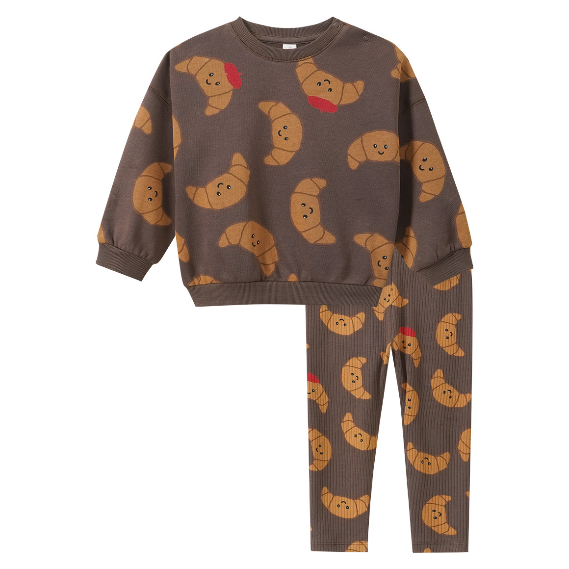 Baby Set mit Sweatshirt und Leggings von Topomini