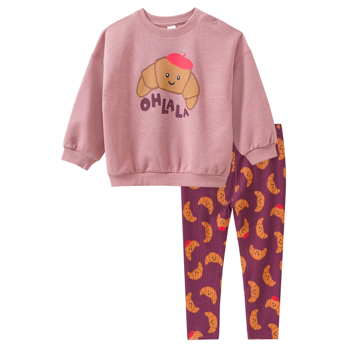Baby Set mit Sweatshirt und Leggings von Topomini