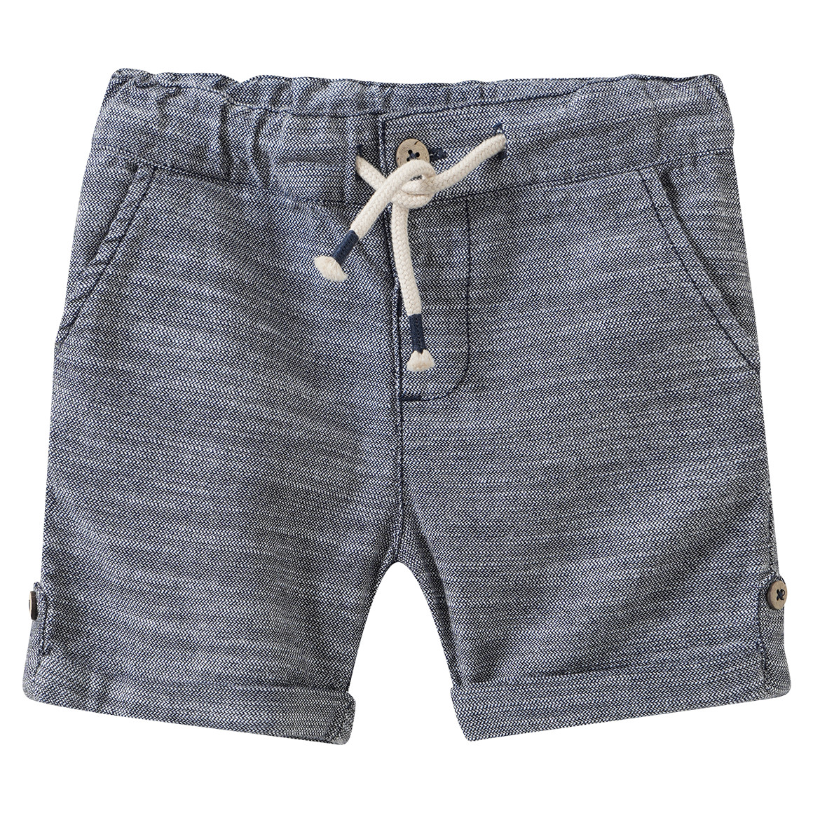 Baby Shorts in Melange-Optik von Topomini