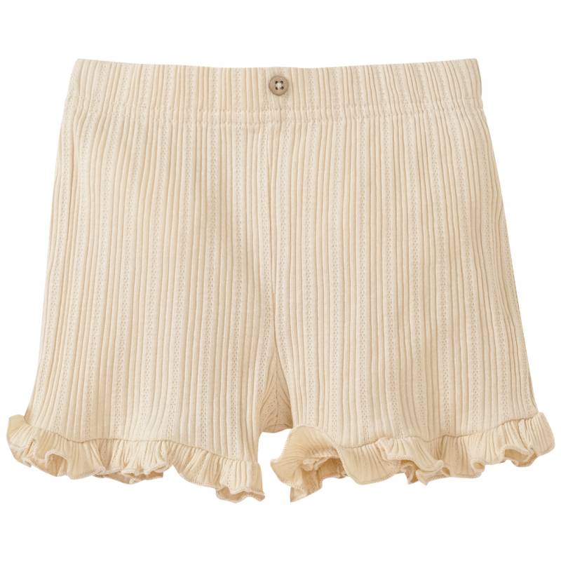 Baby Shorts mit Ajour-Muster von Topomini