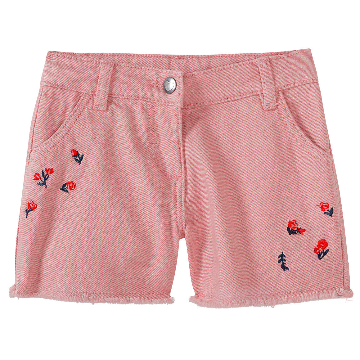 Baby Shorts mit Blumen-Stickerei Baby Shorts mit Blumen-Stickerei von Topomini