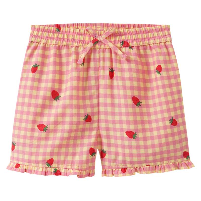 Baby Shorts mit Erdbeer-Print von Topomini