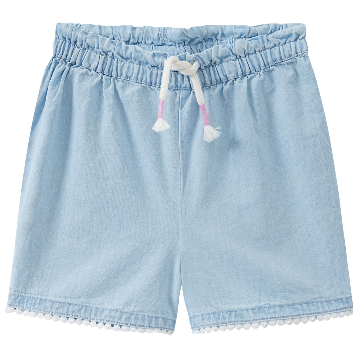 Baby Shorts mit Häkelkante Baby Shorts mit Häkelkante von Topomini