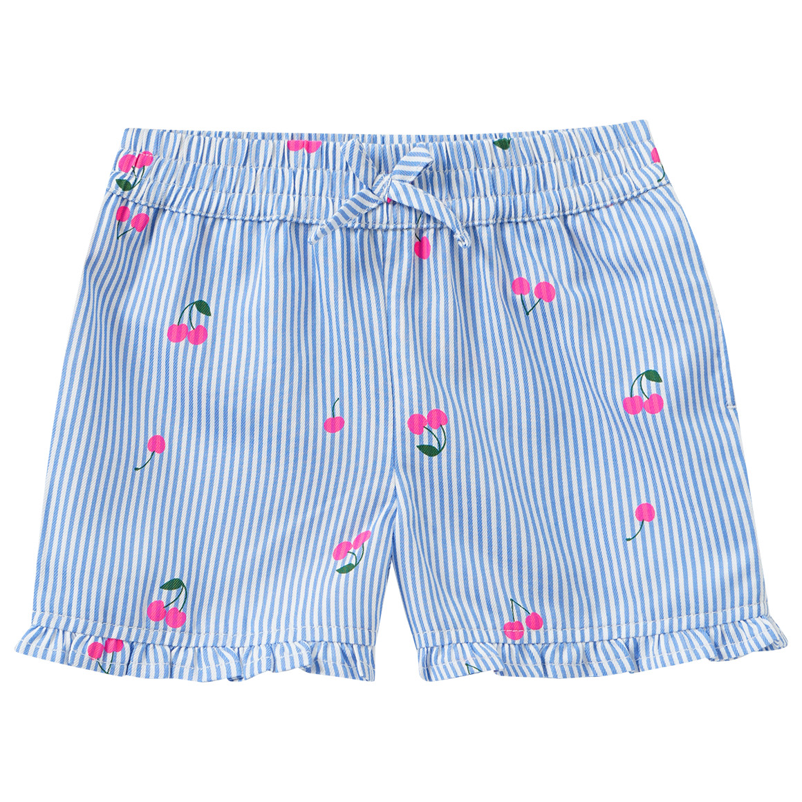 Baby Shorts mit Kirschen-Print von Topomini