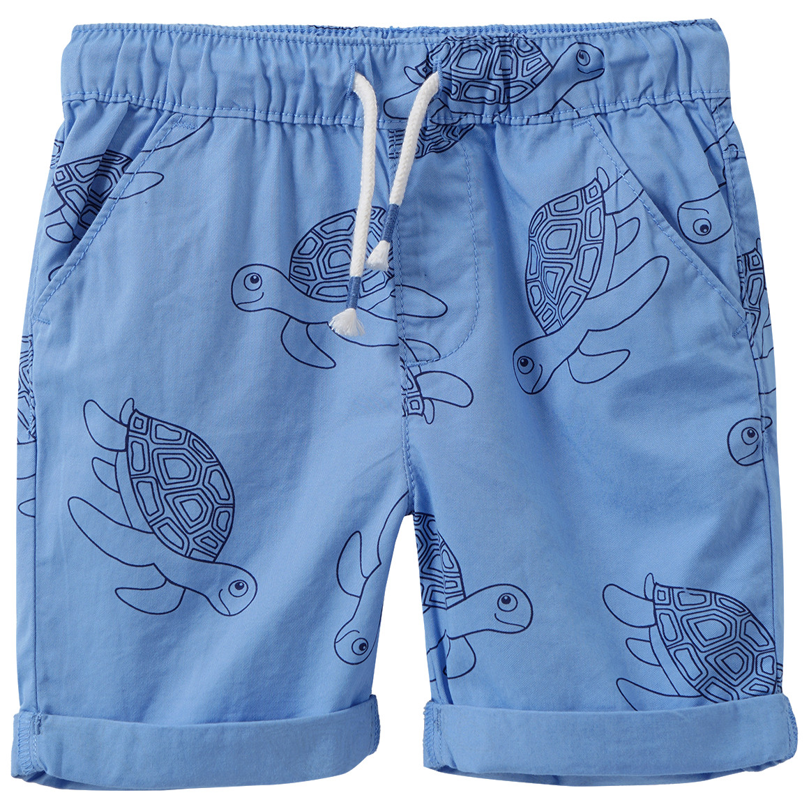 Baby Shorts mit Schildkröten-Motiven von Topomini