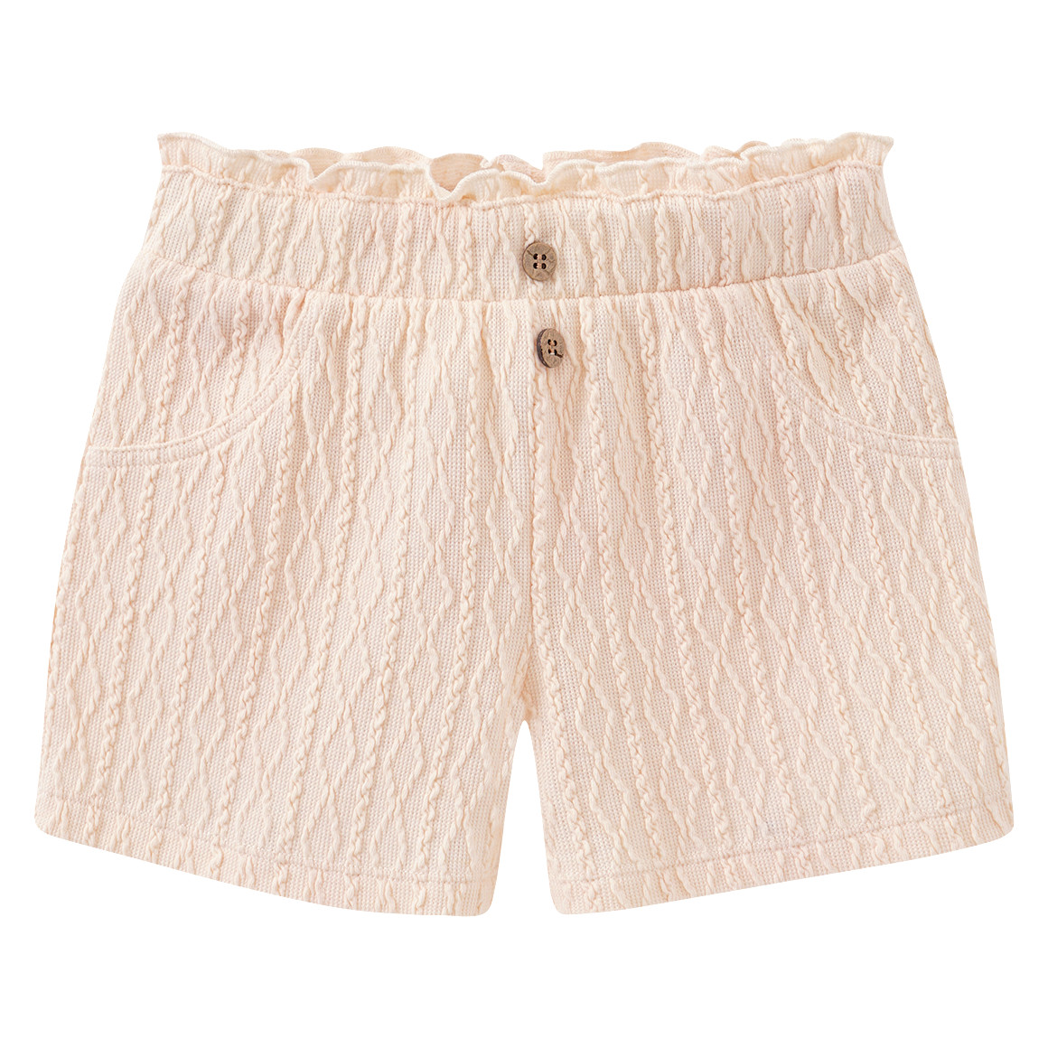 Baby Shorts mit Strukturmuster von Topomini
