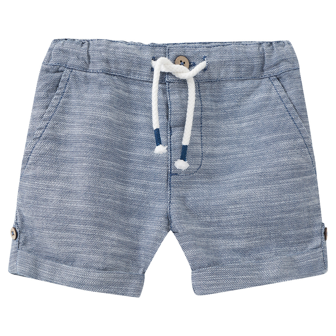 Baby Shorts mit Webstruktur von Topomini